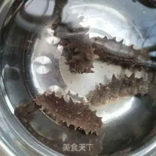 Make Sea cucumber with black bean sprouts step 2