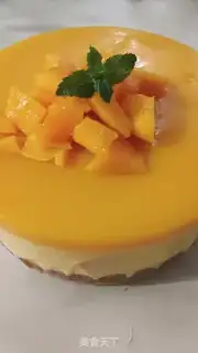 Make Six-inch mango mousse cake step 15
