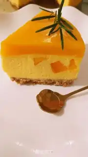 Make Six-inch mango mousse cake step 17