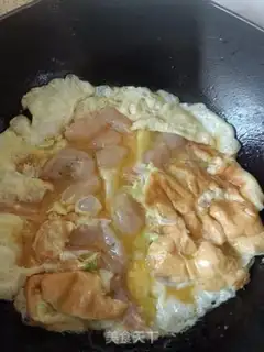 Make Shrimp fried eggs step 6