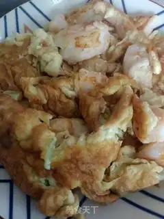 Make Shrimp fried eggs step 8
