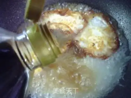 Make Fryed eggs for fans step 4