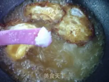Make Fryed eggs for fans step 5