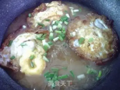 Make Fryed eggs for fans step 6
