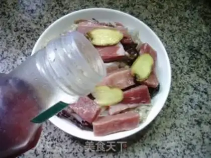 Make Salted meat steaming crabs step 3