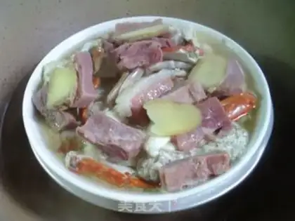 Make Salted meat steaming crabs step 6
