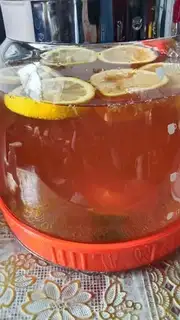 Make Homemade lemon tea step 5