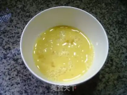 Make Eggs and tofu step 1
