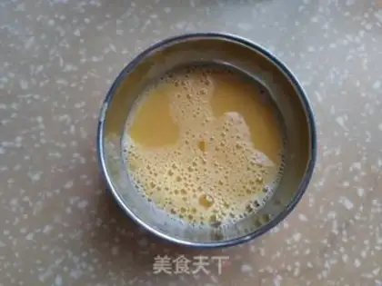 Make Cream pepper akid eggs step 2