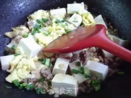 Make Eggs and tofu step 11