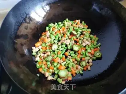 Make Chicken with fried rice step 5