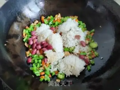 Make Chicken with fried rice step 6