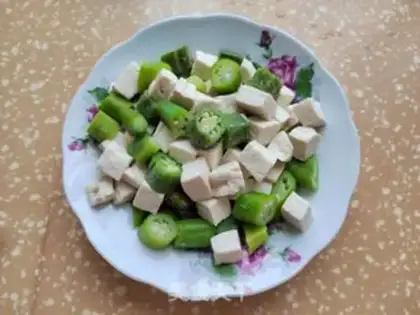 Make Autumn tofu step 4