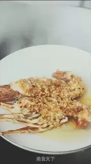 Make Garlic pepper sauce steamed lobster step 7