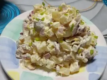 Make Sour cheese potato salad step 8