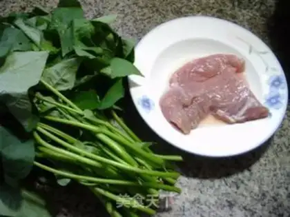 Make Skinny red potato leaves step 0