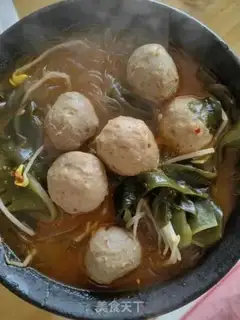 Make Spicy beefball soup step 8
