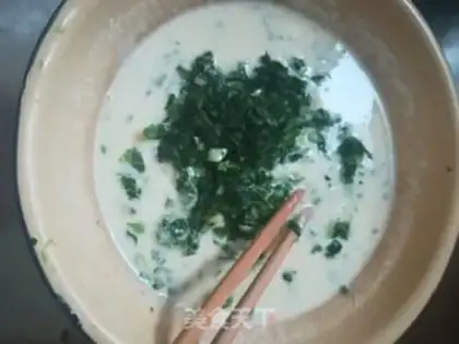 Make Vegetable pancakes step 2