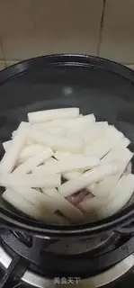 Make Abalone fried cake step 7
