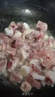 Make Potato pink chicken step 1