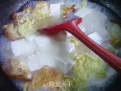 Make Three tofu soup step 8