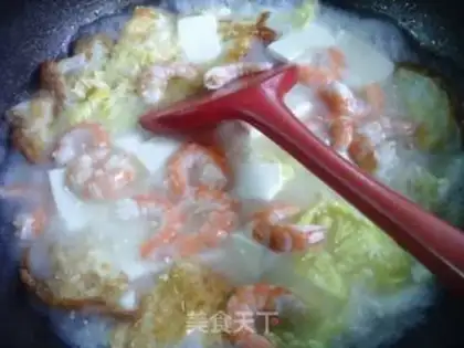Make Three tofu soup step 9