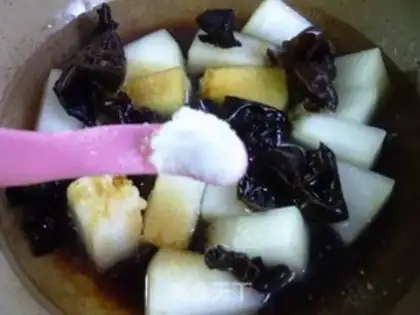 Make Black-mucked melon step 7