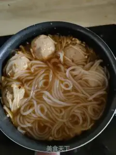 Make Vegetable meatballs and potato powder soup step 5
