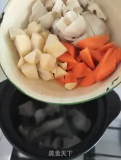 Make Lotus apple bone soup step 6