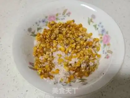 Make Corn rice step 1