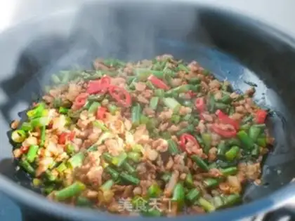 Make Bean fried meat step 7