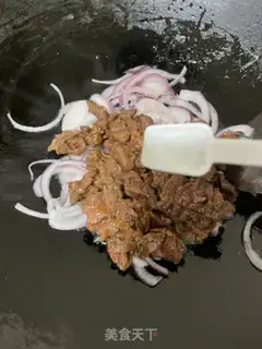 Make Onion beef step 9