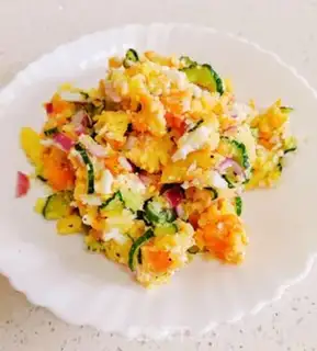 Make Black pepper potato mashed salad step 6