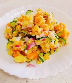 Make Black pepper potato mashed salad step 7