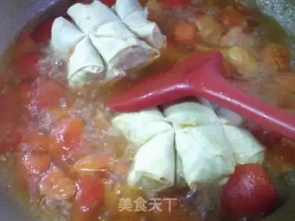 Make Tomato noodles step 15