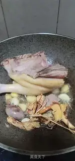 Make Five fingers, peach sauce, duck step 6