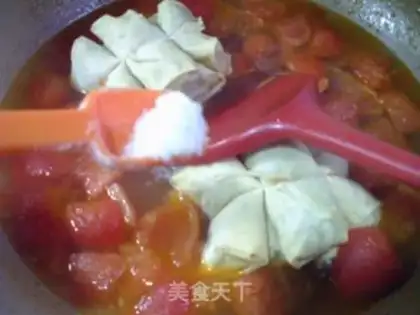 Make Tomato noodles step 17