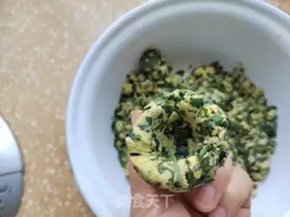 Make The red potato leaf nest step 7