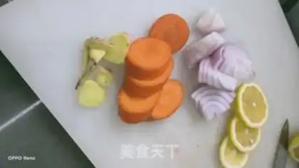 Make Carrot chicken claws step 2