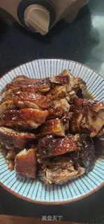 Make Five fingers, peach sauce, duck step 14