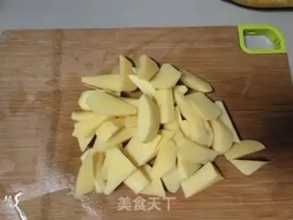 Make Potato horns step 0