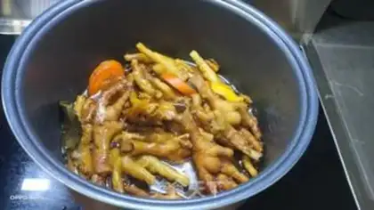 Make Carrot chicken claws step 7