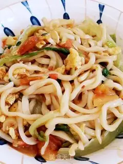 Make Tomato egg noodles step 8