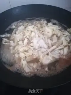 Make Cabbage fan soup step 3