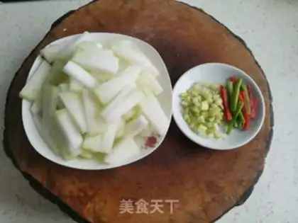 Make Burning melons step 1
