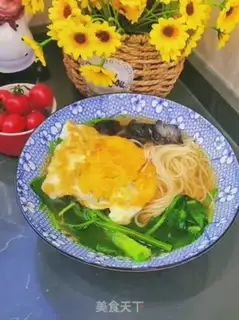 Make Sea cucumber egg noodles step 9