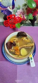 Make ♪ Five fingers of peaches and dragons and pork soup ♪ step 8