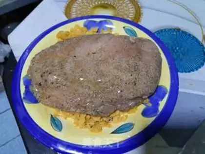 Make The fragrance-free chicken steak step 3