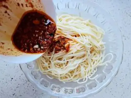 Make Spicy and cold noodles step 7