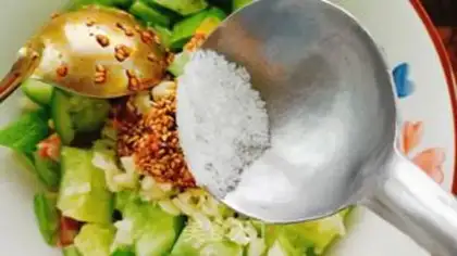 Make Pork ears, cucumbers step 5